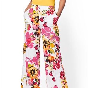 Wide Leg Floral New York & Company pants